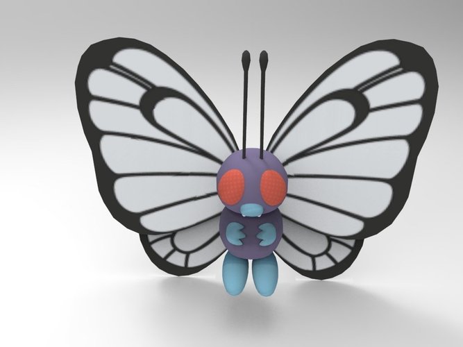 Butterfree 3D Print 39579