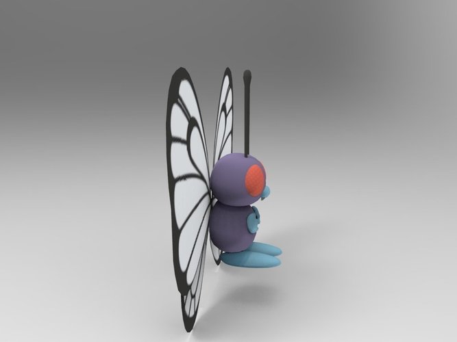 Butterfree 3D Print 39580