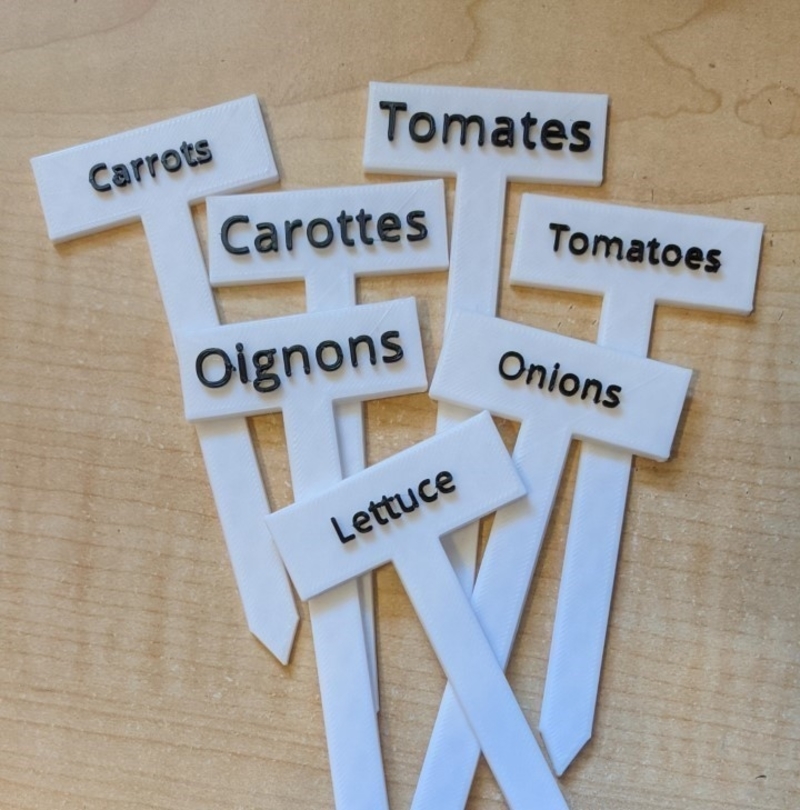 Garden signs/tag/label - Marqueurs/etiquettes pour jardin