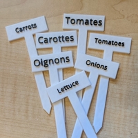 Garden signs/tag/label - Marqueurs/etiquettes pour jardin - Thumbnail 1