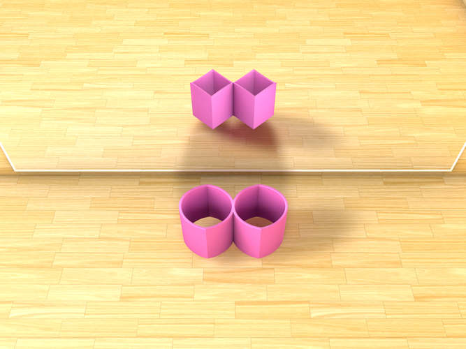 Illusion  - Ambiguous Cylinder 3D Printable Models 3D Print 395930