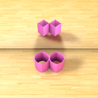 Illusion  - Ambiguous Cylinder 3D Printable Models - Thumbnail 3