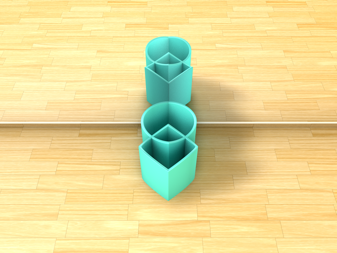 Illusion  - Ambiguous Cylinder 3D Printable Models 3D Print 395932