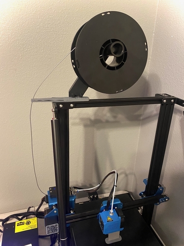Filament Spool Mount/Holder V2 3D Print 395940