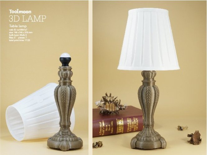 Classical table lamp 3D Print 39598