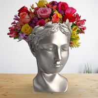 Small VENUS HEAD PLANTER 3D Printing 395998