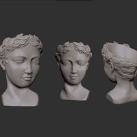VENUS HEAD PLANTER - Thumbnail 3