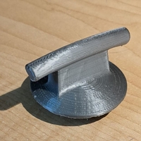 Small Cook top/Oven knob (double-flat shaft) 3D Printing 396010
