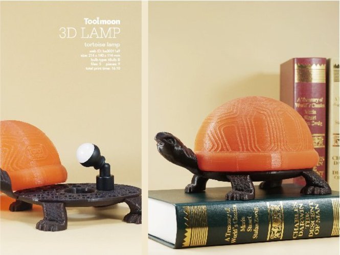 tortoise lamp 3D Print 39602