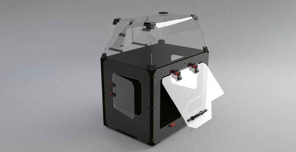 makerbot replicator2 Dust-proof enclosure 3D Print 39624