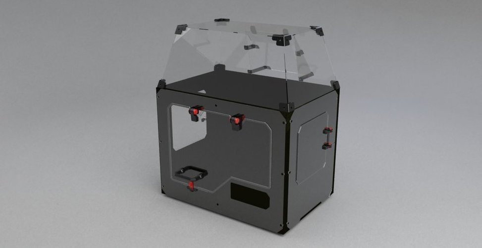 makerbot replicator2 Dust-proof enclosure 3D Print 39625