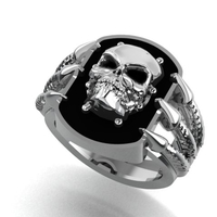  Skull jewelry ring design by DjSlake / Кольцо с дизайном черепа - Thumbnail 1
