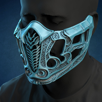Sub Zero mask from Mortal Kombat 2021 - Thumbnail 1