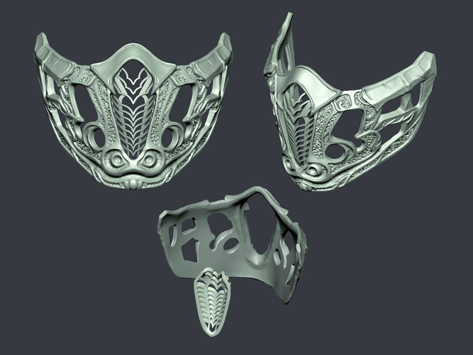 Sub Zero mask from Mortal Kombat 2021 3D Print 396346