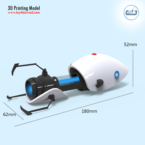 Portal Gun 3D Printing Model 3D Print 396372