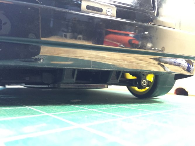 Sakura D3 Rear Sub Bumper (Short Back Body) 3D Print 39640