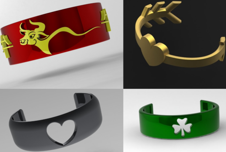 Specialised Themed Jewellery 3D Print 396540