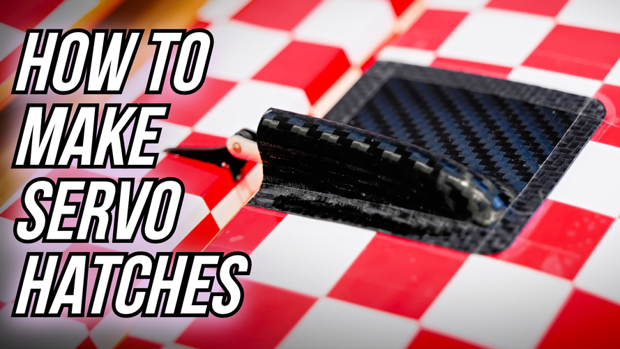 How To Make Servo Hatches for RC Glider And RC Airplan