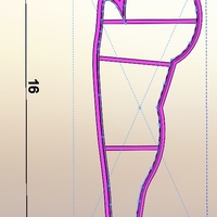 Flower tulip and tulip in a pot - cookie cutter-11,16 and 18 - Thumbnail 7