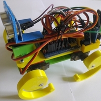 Small Robot Gamaker-bot crawler 3D Printing 396651