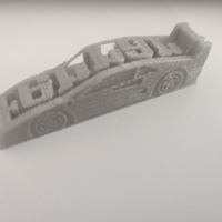 Ferrari F40 and Text (double-sided) - Thumbnail 1