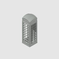 Small London Phone Booth 3D Printing 39674