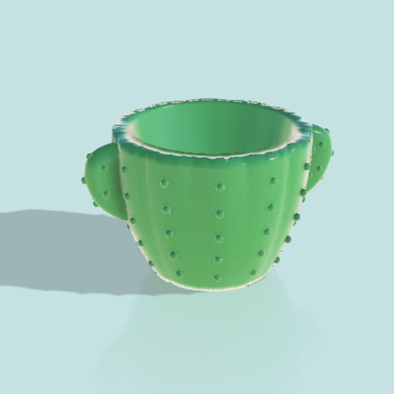 CACTUS SHAPED POT
