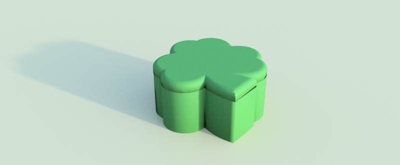 CLOVER BOX/JEWELRY BOX
