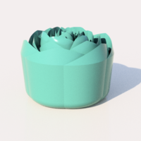 Small ROSE BOX/JEWELRY BOX 3D Printing 396758