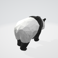 PANDA LOW POLY - Thumbnail 1