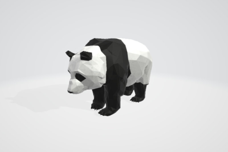 PANDA LOW POLY