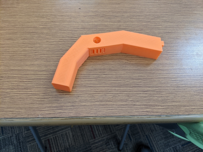 Rubber band Gun 3 (Update model) 3D Print 396777