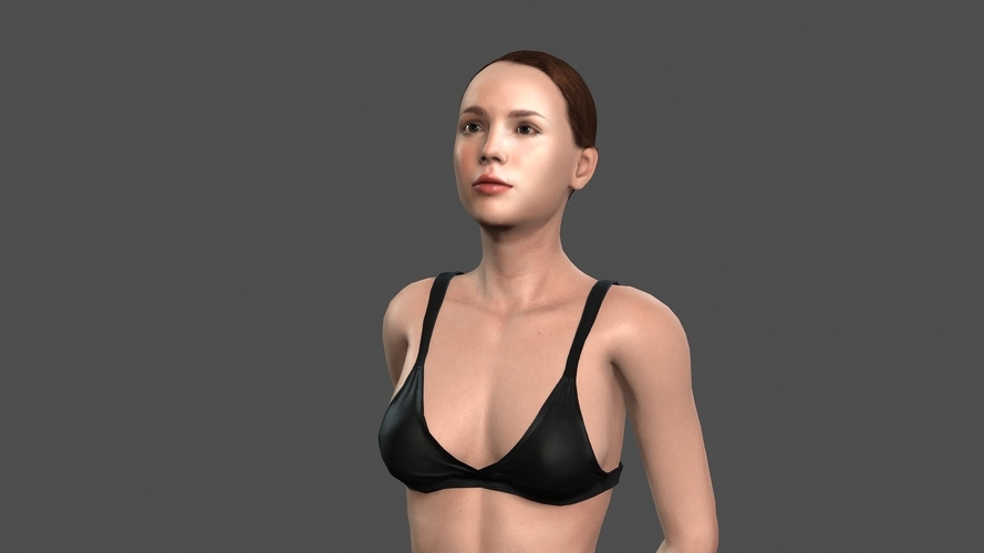 Beautiful Woman - 3d character 3D Print 396797