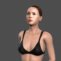 Beautiful Woman - 3d character - Thumbnail 2