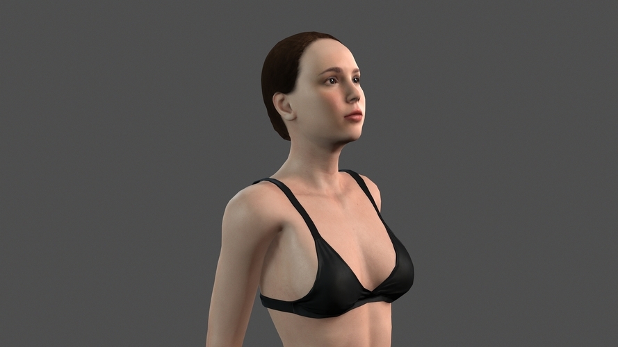 Beautiful Woman - 3d character 3D Print 396798