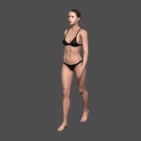 Beautiful Woman - 3d character - Thumbnail 5
