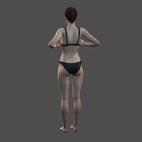 Beautiful Woman - 3d character - Thumbnail 7