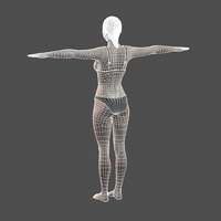 Beautiful Woman - 3d character - Thumbnail 11