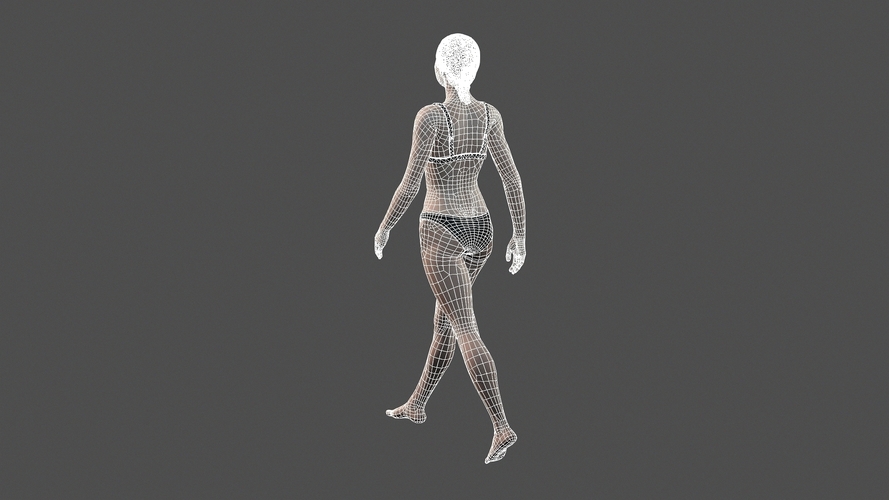 Beautiful Woman - 3d character 3D Print 396812