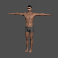 Small Beautiful man -3d character 3D Printing 396832