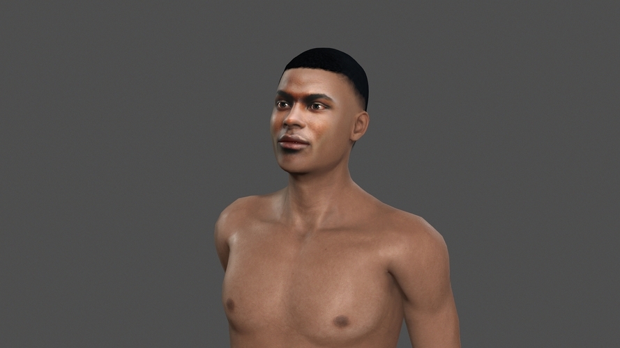 Beautiful man -3d character 3D Print 396833