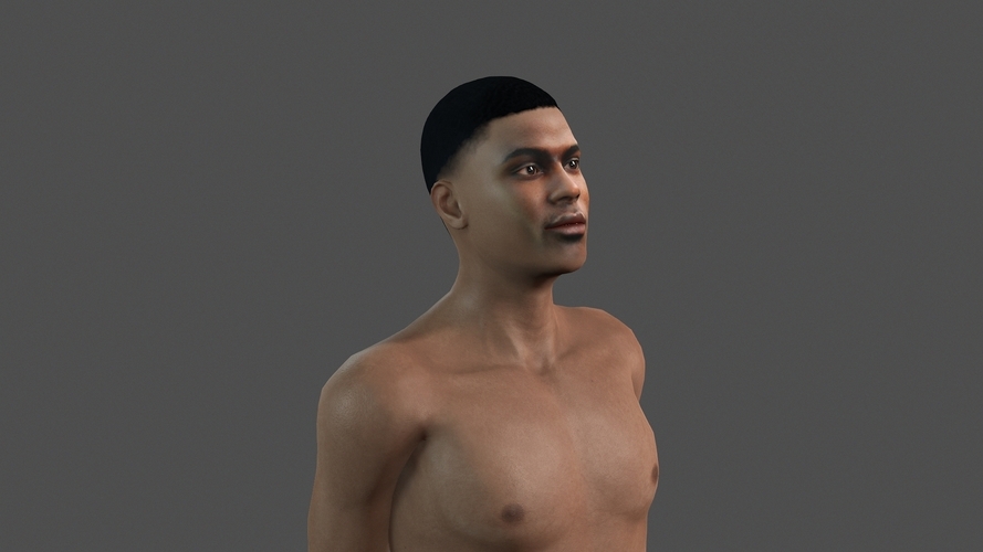 Beautiful man -3d character 3D Print 396834