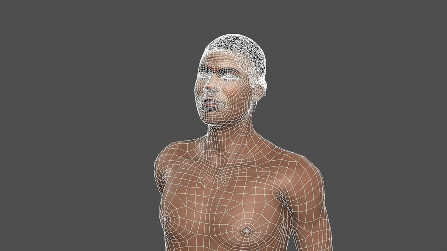 Beautiful man -3d character 3D Print 396841
