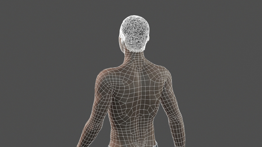 Beautiful man -3d character 3D Print 396845