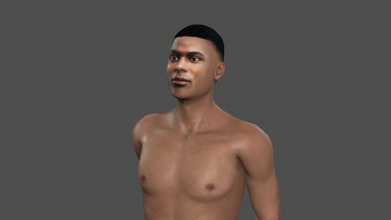 Beautiful man -3d character