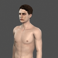 Beautiful man -3d character - Thumbnail 7