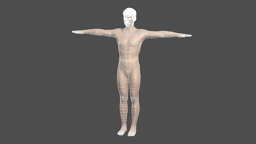 Beautiful man -3d character 3D Print 396900