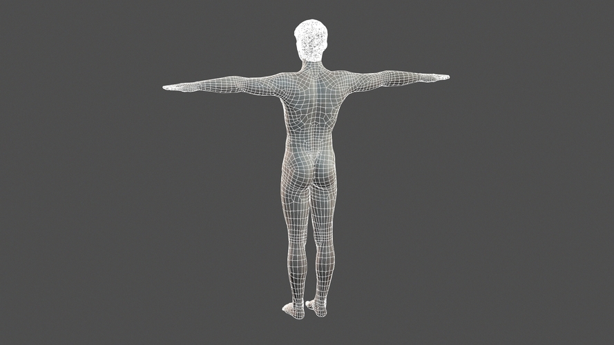 Beautiful man -3d character 3D Print 396901