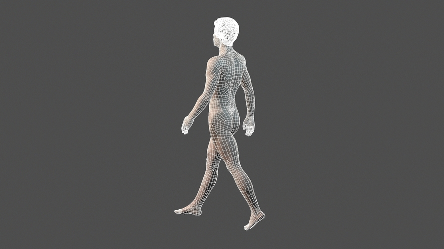 Beautiful man -3d character 3D Print 396907