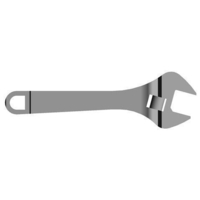 113A.C Chromed adjustable wrenches - Thumbnail 1